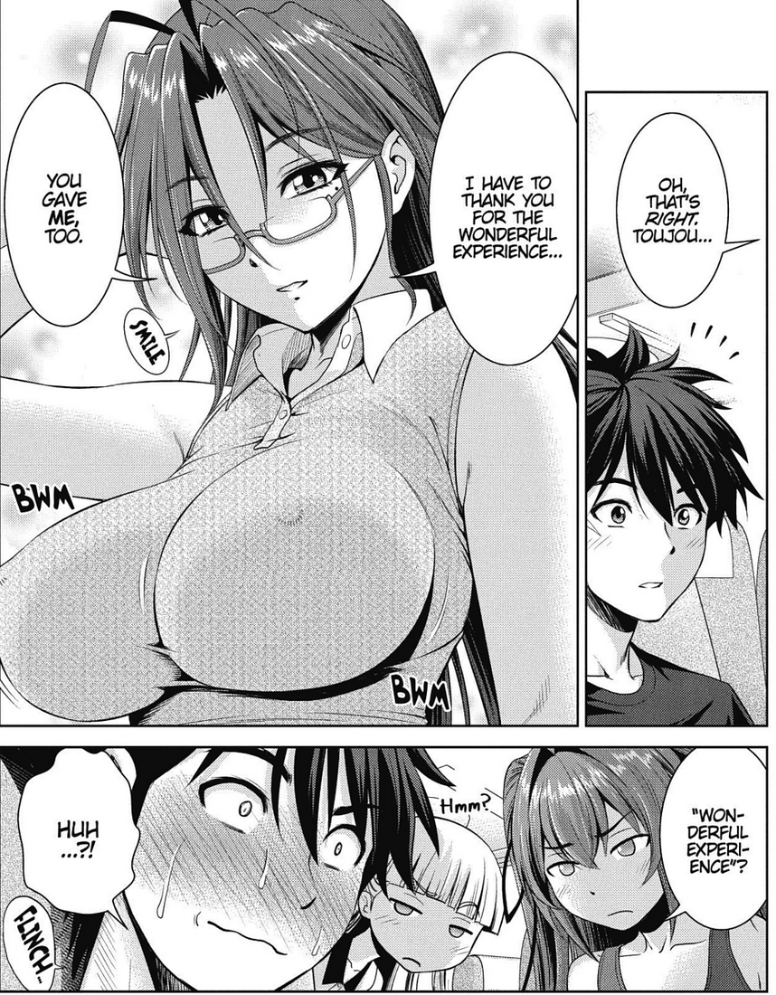 Mio and the rest of the harem finally find out about Chisato – Shinmai Maou  Translation